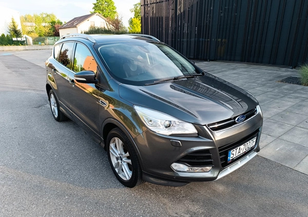 Ford Kuga cena 54900 przebieg: 229810, rok produkcji 2014 z Rajgród małe 326